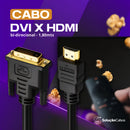 Cabo Dvi-d Para Hdmi 1,8 Metros Bidirecional Full Hd 24+1