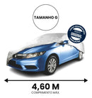 Capa De Cobrir Carro Jacaré 100% Forrada G Cinza Bezi