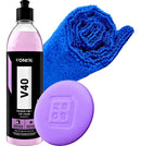 Polidor Corte Refino Lustro Protecao V40 Vonixx + Aplicador Massa de Polir