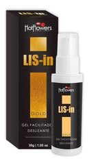 Lis-in Gold Gel Dessensibilizante Extra Forte 30g Hotflowers Sabor Sem Sabor
