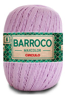 1 Barbante Barroco Fio 6 Maxcolor 200g - Lilás Candy 6006