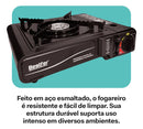Bestfer fogareiro portátil camping 1 Boca automático com Maleta