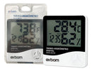 Termohigrômetro Digital Exbom FEPRO-MUT50 Medidor de Temperatura e Umidade com Relógio e Alarme