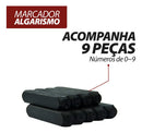 Kit Marcador Punção Alfanumérico 36 Peças 2mm Letras/números