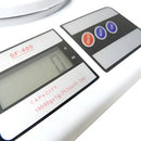 Balança Digital Precisão De Cozinha Fit Gourmet 1g Ate 10kg 123Útil Cozinha UD130 Cor Branca