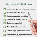 Estilete De Precisão Para Corte Bisturi Arte + 5 Lâminas