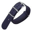 Pulseira Nato Zulu Nylon Militar Cor Azul Escuro 22mm