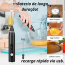 Misturador Bebidas Ovos Portátil Elétrico Bateria Mini Mixer JPBG