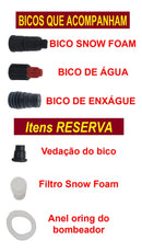Snow Foam Manual E Pulverizador Híbrido 3 Em 1 Cap. 2 Litros